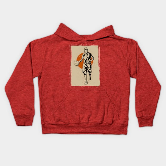 Seijuro Akashi in Action Kids Hoodie by Paradox Studio